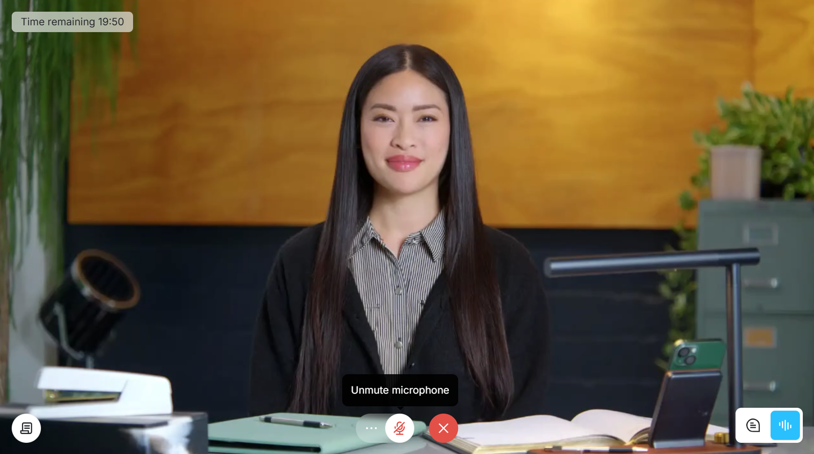 AI interviewer Emma
